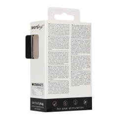 Shots Toys Plug en silicone Slim Butt 7.5 x 2cm Noir